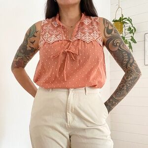 Anthropologie mine sleeveless blouse